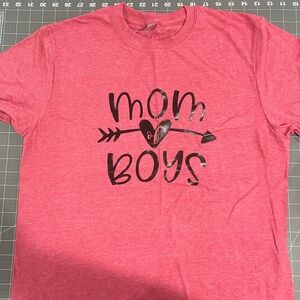 New Women Gildan Pink Short Sleeve Tee Casual Style